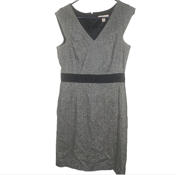 Banana Republic Wool Gray Tweed Sheath Dress - Picture 2 of 11